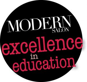 Modern Salon Excellence in Education logo