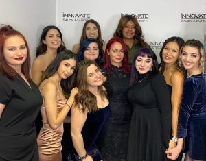 students at Innovate Salon Academy